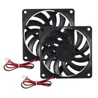 DC5V 8010 Double Ball Cooling Fan With USB Size:80x80x10mm - 1