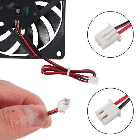 DC5V 8010 Double Ball Cooling Fan With USB Size:80x80x10mm - 2