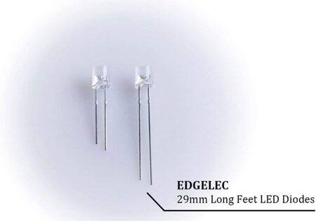 Diffused 28mm Leg 5mm 4PIN LED RGB CA Use 3V 20mA - 4