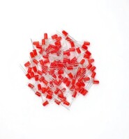 Diffused 28mm Leg 5mm LED Water Clear Red+Blue CA Use 2V 20mA - 2