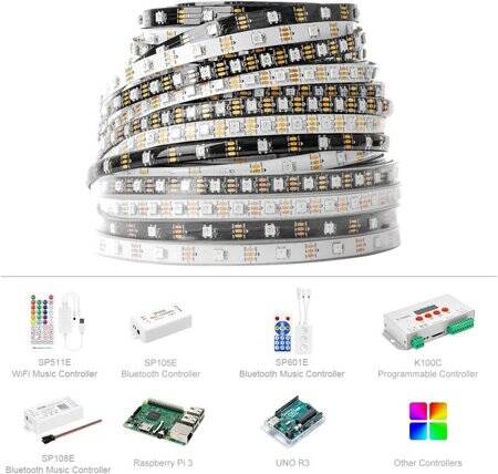 Diffused 5050 12V 4PIN SMD LED WS2812B RGB - 5