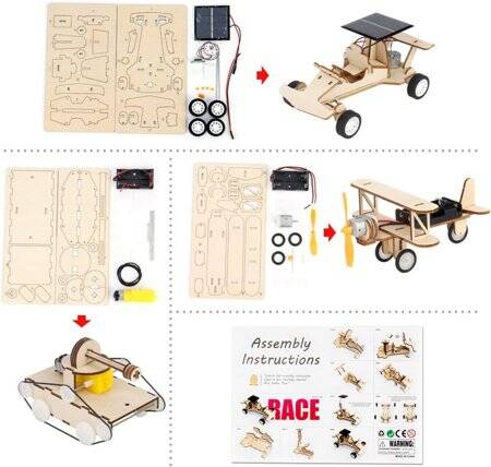 DIY Wooden Solar Powered Car 3 - 4