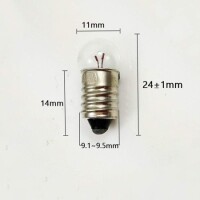 E10 Bulb 2.5V 0.3A - 2