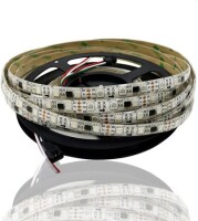 Epoxy 12V WS2811 RGB5050 White SMD LED Strip 144 LED/Meter Flexible 5M/Roll IP65 - 1