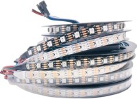 Epoxy 12V WS2815 RGB5050 Black SMD LED Strip 30 LED/Meter Flexible 5M/Roll IP65 - 2