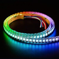 Epoxy 12V WS2815 RGB5050 White Flexible 1M SMD LED Strip 144 LED/Meter IP65 - 2