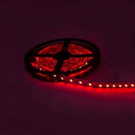 Epoxy Red 2835 12V SMD LED Strip 60 LED/Meter Flexible 5M/Roll - 1