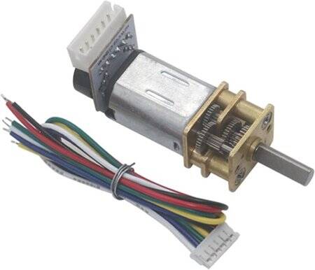 GA12-N20 12V 2000RPM Micro DC Reducer Motor Encoder With Wire - 2