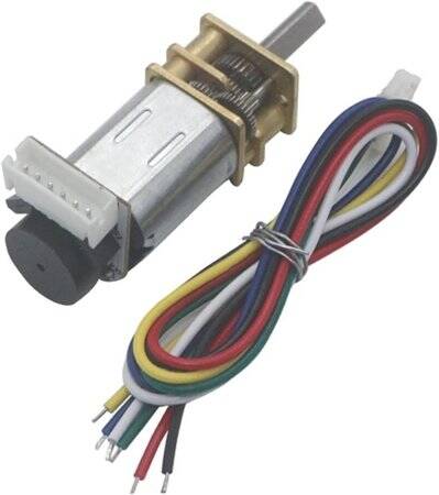 GA12-N20 12V 2000RPM Micro DC Reducer Motor Encoder With Wire - 3