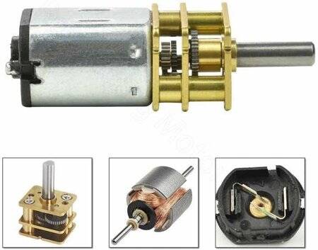 GA12-N20 3V 400RPM Micro DC Metal Gear Reduction Motor - 5