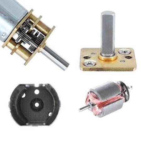 GA12-N20 3V 600RPM Micro DC Metal Gear Reduction Motor - 4