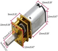 GA12-N20 3V 60RPM Micro DC Metal Gear Reduction Motor - 5