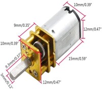 GA12-N20 6V 30RPM Micro DC Metal Gear Reduction Motor - 5