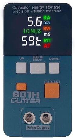 GLITTER 801H Capacitor Spot Welder For 18650 Battery EU Plug - 3