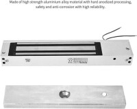 Glue Waterproof 280KG DC12V/500-600MA Two-Wire Magnetic Lock Right Outlet - 3