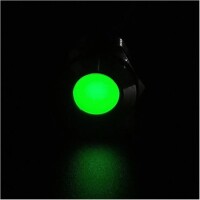 Green 12V AD22C-6 LED Metal Indicator Light - 1