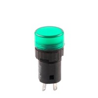 Green AC220V 16mm AD16-16E LED Power Pilot Signal Light Lamp - 1