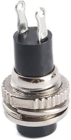 Green DS-316 10mm Lock-Free Momentary Self-Reset Small Push Button Switch - 2