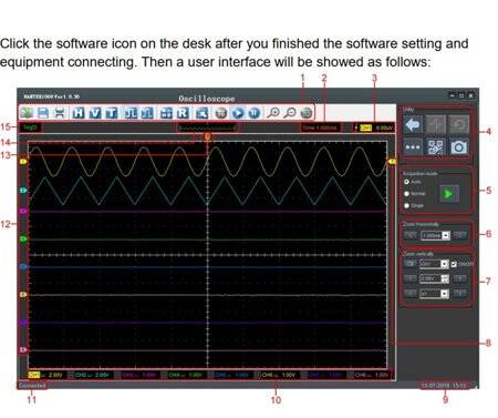 Hantek 1008B 8CH USB Virtual Automobile Oscilloscope - 4