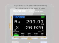 Hantek 1832C 100Hz To 40kHz Handheld Digital LCR Meter US Plug With Battery - 4