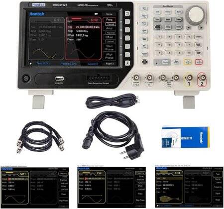 Hantek DPO6202B 200MHz 2CH 6 in 1 Arbitrary Waveform Generator EU Plug - 1