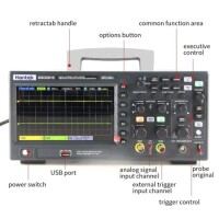 Hantek DSO2D15 150Mhz 2CH Signal Generation Oscilloscope With Signal Source CN Plug - 3