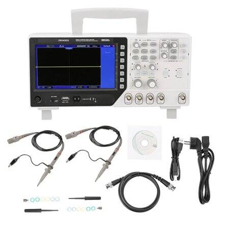 Hantek DSO4072S 70MHz 2CH Oscilloscope Arbitrary Function Signal Generator CN Plug - 1