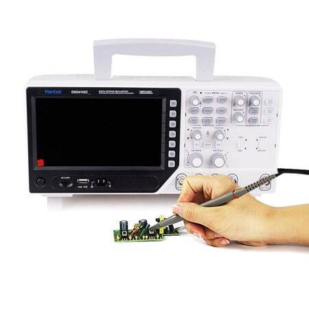 Hantek DSO4102S 100MHz 2CH Oscilloscope Arbitrary Function Signal Generator US Plug - 2