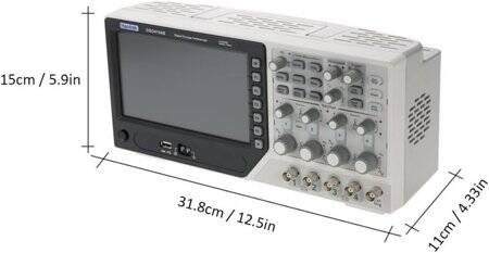 Hantek DSO4104B 4CH Storage Oscilloscope 100MHz UK Plug - 2