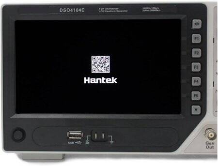 Hantek DSO4104C 100MHz 4CH Storage Oscilloscope With Signal Source CN Plug - 2