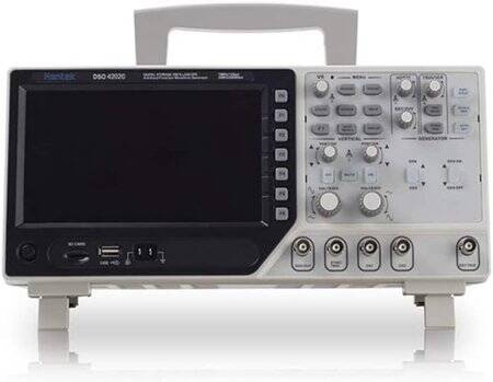 Hantek DSO4202C 200MHz 2CH Oscilloscope Arbitrary Function Signal Generator UK Plug - 2