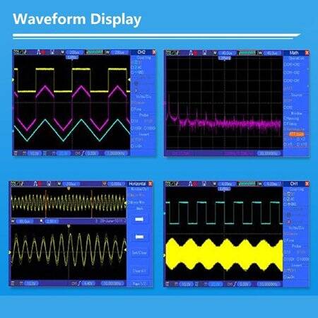 Hantek DSO4202S 200MHz 2CH Oscilloscope Arbitrary Function Signal Generator US Plug - 5