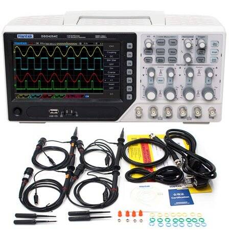 Hantek DSO4254C 250MHz 4CH Storage Oscilloscope With Signal Source CN Plug - 2