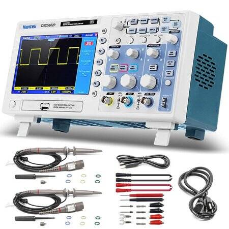 Hantek DSO7084B 80MHz 4CH Digital Storage Oscilloscope EU Plug - 1