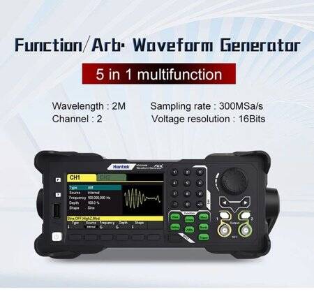 Hantek HDG3012B 15MHz 2 Kanal Function Signal Generator CN Plug - 3