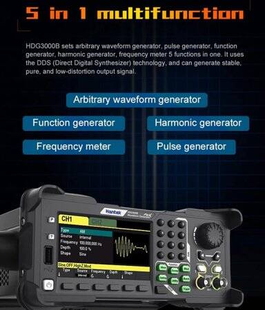 Hantek HDG3012B 15MHz 2 Kanal Function Signal Generator CN Plug - 4