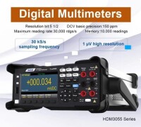 HANTEK HDM3055S 5 1/2 Digital DeskTop Multimeter A Single Rear Panel UK Plug Interface:USB-232-485 - 2