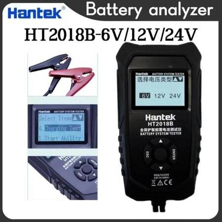 Hantek HT2018B 6V 12V 24V Battery Analyzer Car Battery Tester - 4