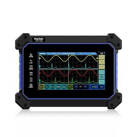 Hantek TO1112 Touch Screen Digital Oscilloscope 2 Kanal 110Mhz 250MSa/s 8M Storage Depth EU Plug With Battery - 1