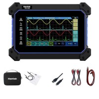 Hantek TO1112D Touch Screen Digital Oscilloscope 2 Kanal 110Mhz 250MSa/s + 25M Signal Source + Multimeter EU Plug With Battery - 1