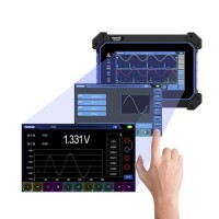 Hantek TO1254D Touch Screen Digital Oscilloscope 4CH 250Mhz 1GSa/s + 25Mhz Signal Source+Multimeter EU Plug With Battery - 4