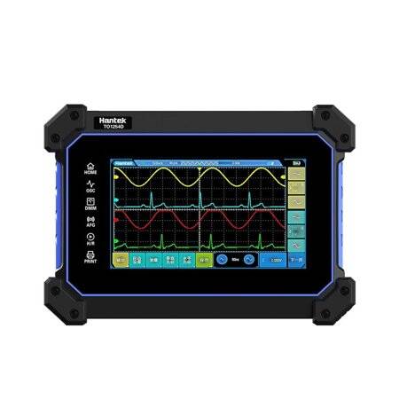 Hantek TO1254D Touch Screen Digital Oscilloscope 4CH 250Mhz 1GSa/s + 25Mhz Signal Source+Multimeter US Plug With Battery - 5