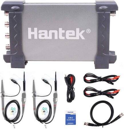 Hantek6104BD 100MHz 4CH Oscilloscope Arbitrary Waveform Generator - 1