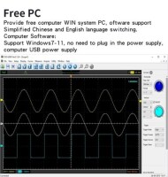 Hantek6254BC USB Virtual Oscilloscope 4CH 250MHz - 3