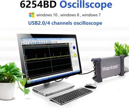 Hantek6254BD 250MHz 4CH Oscilloscope Arbitrary Waveform Generator - 4