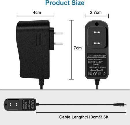 High Quality Full Amperes 12.6V 500MA Lithium Battery Charger AU Plug - 4