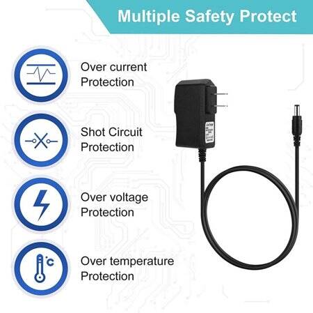 High Quality Full Amperes 12.6V 500MA Lithium Battery Charger UK Plug - 2