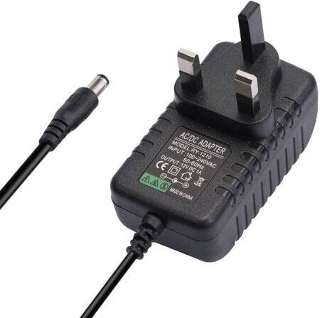 High Quality Full Amperes 12V 1A UK Plug Adapter - 1