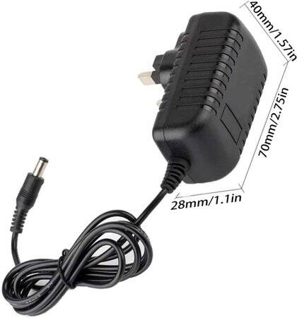 High Quality Full Amperes 12V 1A UK Plug Adapter - 2