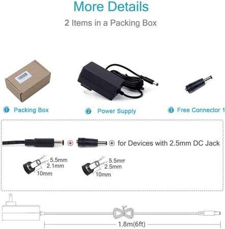 High Quality Full Amperes 12V 3A AU Plug Adapter - 5